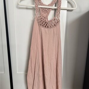 Billabong Pink Halter Sundress Resort Wear